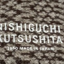 Nishiguchi Kutsushita Wool Jacquard Socks Grey