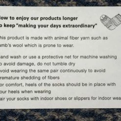 Nishiguchi Kutsushita Wool Jacquard Socks Navy 31 Nishiguchi Kutsushita Wool Jacquard Socks Navy