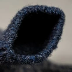 Nishiguchi Kutsushita Wool Jacquard Socks Navy 28 Nishiguchi Kutsushita Wool Jacquard Socks Navy