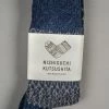 Nishiguchi Kutsushita Wool Jacquard Socks Navy