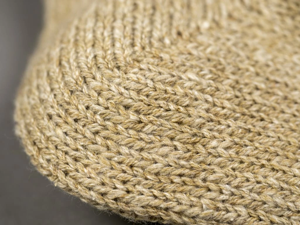 Nishiguchi Kutsushita Wool Cotton Slab Socks Red 6 Nishiguchi Kutsushita Wool Cotton Slab Socks Red