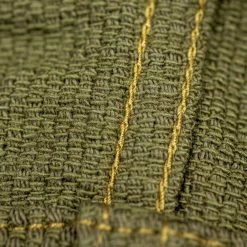 ONI Denim 03100-OLVDR Sashiko Dobby Coverall Jacket Olive Drab