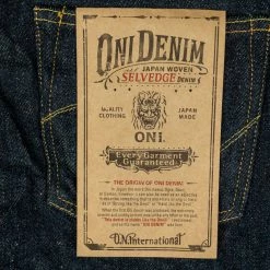ONI Denim 246ZR "Secret Denim" 20oz Modern Straight Jeans 54 ONI Denim 246ZR