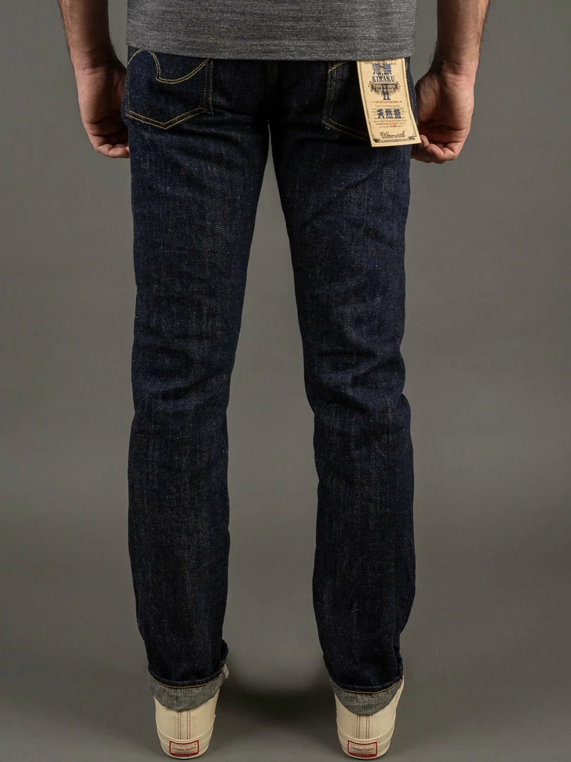 ONI Denim 515 "Kiraku II" 12oz Natural Indigo Tight Straight Jeans 7 ONI Denim 515 "Kiraku II" 12oz Natural Indigo Tight Straight Jeans