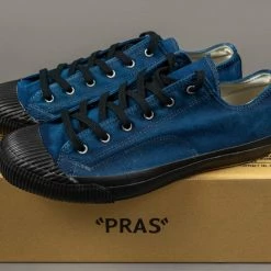 PRAS Sneakers Pras Shellcap Low Indigo Hand Dyed Sneakers 41 PRAS Sneakers Pras Shellcap Low Indigo Hand Dyed Sneakers