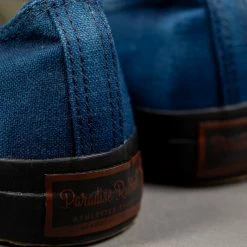 PRAS Sneakers Pras Shellcap Low Indigo Hand Dyed Sneakers 30 PRAS Sneakers Pras Shellcap Low Indigo Hand Dyed Sneakers