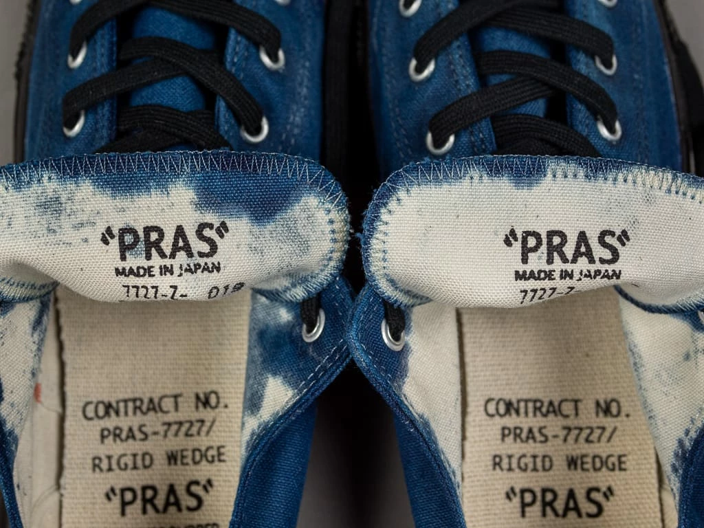 PRAS Sneakers Pras Shellcap Low Indigo Hand Dyed Sneakers 22 PRAS Sneakers Pras Shellcap Low Indigo Hand Dyed Sneakers