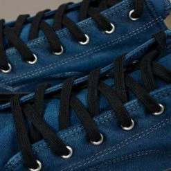 PRAS Sneakers Pras Shellcap Low Indigo Hand Dyed Sneakers 29 PRAS Sneakers Pras Shellcap Low Indigo Hand Dyed Sneakers