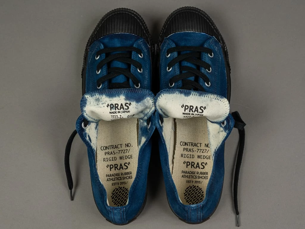 PRAS Sneakers Pras Shellcap Low Indigo Hand Dyed Sneakers 20 PRAS Sneakers Pras Shellcap Low Indigo Hand Dyed Sneakers