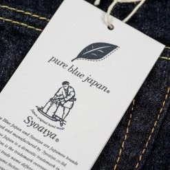 Pure Blue Japan BRK-013-ID 13.5oz Broken Twill Slim Tapered Jeans 70 Pure Blue Japan BRK-013-ID 13.5oz Broken Twill Slim Tapered Jeans