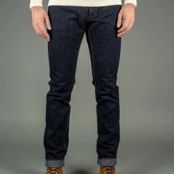 Pure Blue Japan BRK-013-ID 13.5oz Broken Twill Slim Tapered Jeans