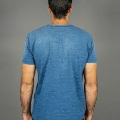 Pure Blue Japan SS5011-SB Indigo Dyed Crewneck T-Shirt (Sunburned)