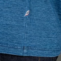 Pure Blue Japan SS5011-SB Indigo Dyed Crewneck T-Shirt (Sunburned)