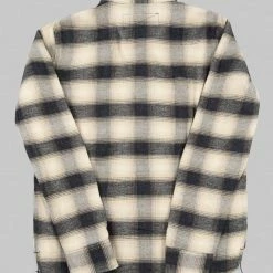 NEW ARRIVALS Rogue Territory BM Shirt Natural Brushed Plaid