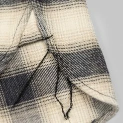 NEW ARRIVALS Rogue Territory BM Shirt Natural Brushed Plaid