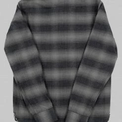 NEW ARRIVALS Rogue Territory BM Shirt Grey Brushed Plaid 27 NEW ARRIVALS Rogue Territory BM Shirt Grey Brushed Plaid