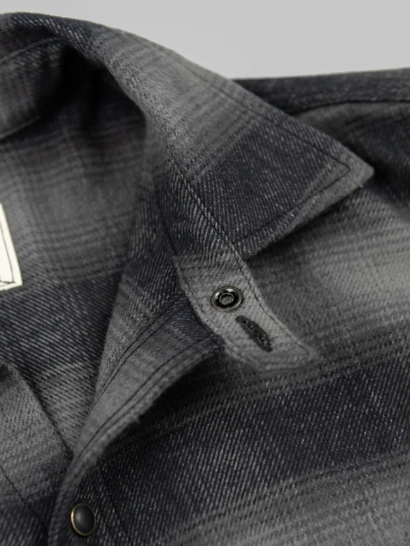 NEW ARRIVALS Rogue Territory BM Shirt Grey Brushed Plaid 17 NEW ARRIVALS Rogue Territory BM Shirt Grey Brushed Plaid