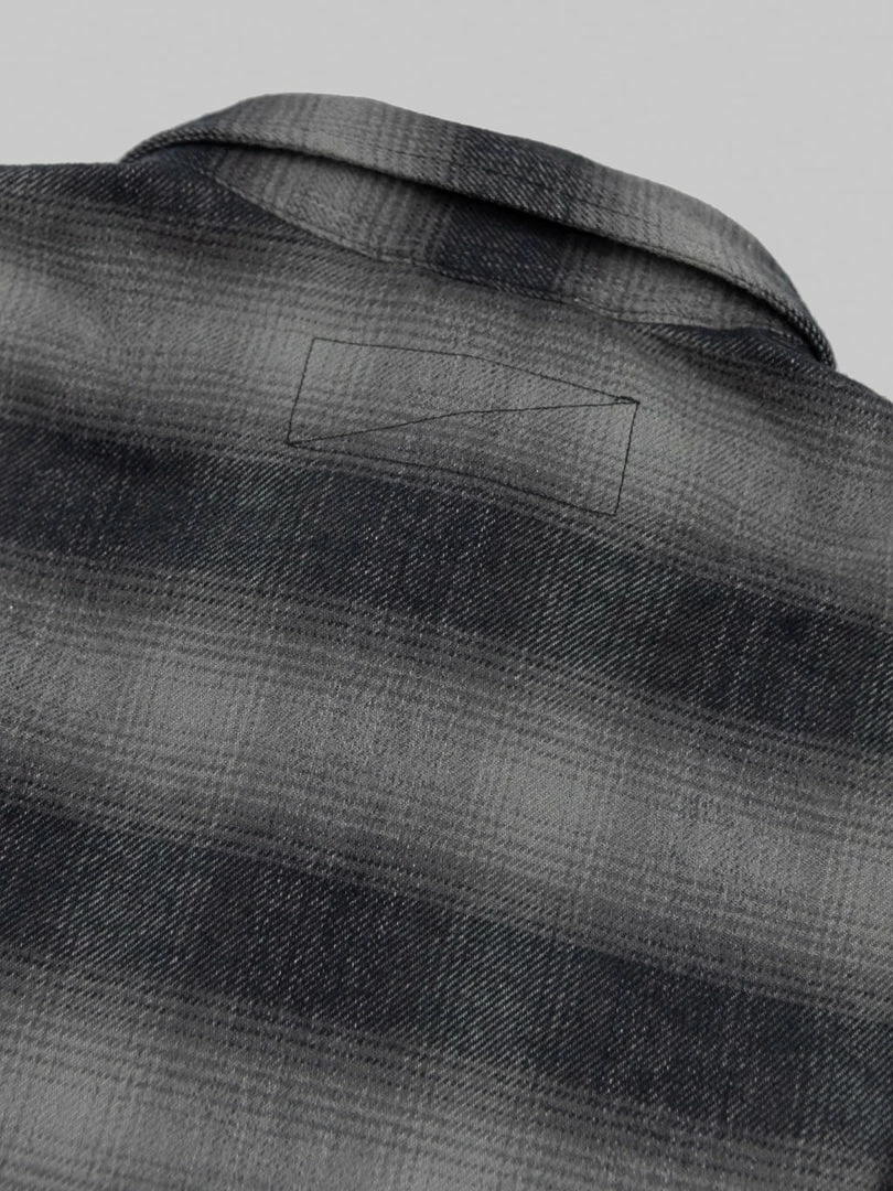NEW ARRIVALS Rogue Territory BM Shirt Grey Brushed Plaid 21 NEW ARRIVALS Rogue Territory BM Shirt Grey Brushed Plaid