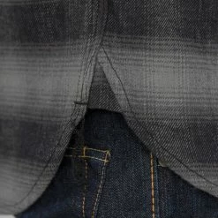 NEW ARRIVALS Rogue Territory BM Shirt Grey Brushed Plaid 25 NEW ARRIVALS Rogue Territory BM Shirt Grey Brushed Plaid