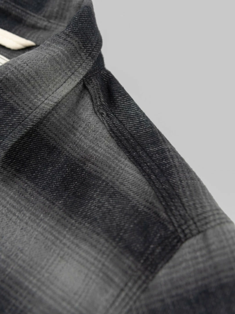 NEW ARRIVALS Rogue Territory BM Shirt Grey Brushed Plaid 20 NEW ARRIVALS Rogue Territory BM Shirt Grey Brushed Plaid