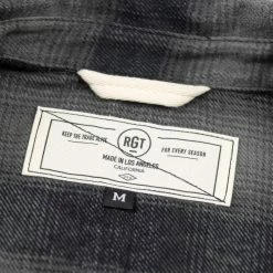 NEW ARRIVALS Rogue Territory BM Shirt Grey Brushed Plaid 32 NEW ARRIVALS Rogue Territory BM Shirt Grey Brushed Plaid