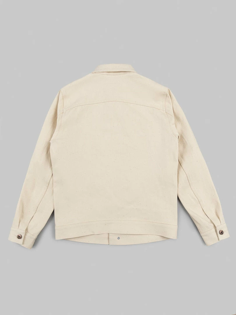 NEW ARRIVALS Rogue Territory 14oz Cruiser Jacket Ecru Selvedge 12 NEW ARRIVALS Rogue Territory 14oz Cruiser Jacket Ecru Selvedge