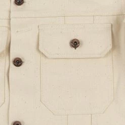 NEW ARRIVALS Rogue Territory 14oz Cruiser Jacket Ecru Selvedge 31 NEW ARRIVALS Rogue Territory 14oz Cruiser Jacket Ecru Selvedge