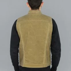 Rogue Territory Waxed Canvas Supply Vest Tan NEW ARRIVALS
