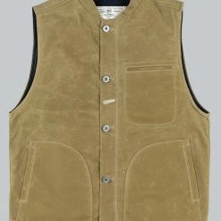 Rogue Territory Waxed Canvas Supply Vest Tan NEW ARRIVALS