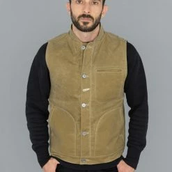 Rogue Territory Waxed Canvas Supply Vest Tan NEW ARRIVALS
