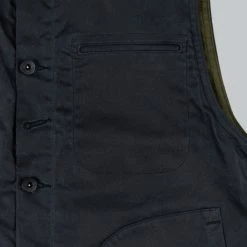 NEW ARRIVALS Rogue Territory Waxed Canvas Supply Vest Black