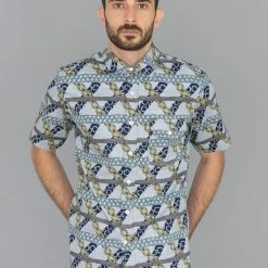 Rogue Territory Maker Shirt Grey Lattice