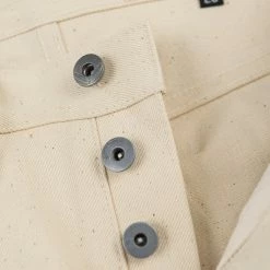 NEW ARRIVALS Rogue Territory 14oz Silveridge Ecru Slim Straight Jeans