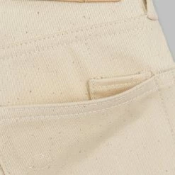 NEW ARRIVALS Rogue Territory 14oz Silveridge Ecru Slim Straight Jeans