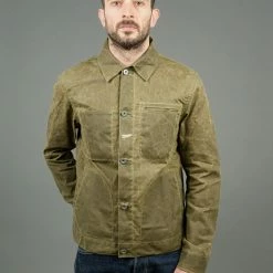 Rogue Territory Waxed Canvas Supply Jacket Hunter Green Ridgeline