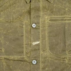 Rogue Territory Waxed Canvas Supply Jacket Hunter Green Ridgeline