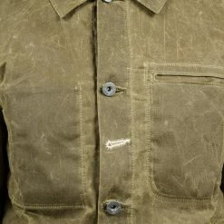 Rogue Territory Waxed Canvas Supply Jacket Hunter Green Ridgeline