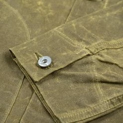 Rogue Territory Waxed Canvas Supply Jacket Hunter Green Ridgeline