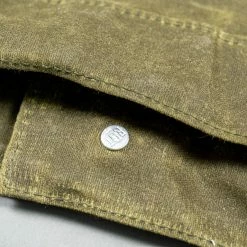 Rogue Territory Waxed Canvas Supply Jacket Hunter Green Ridgeline