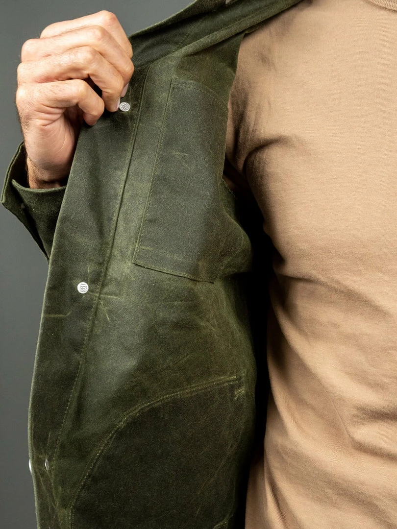 Rogue Territory Waxed Canvas Supply Jacket Olive Ridgeline 10 Rogue Territory Waxed Canvas Supply Jacket Olive Ridgeline