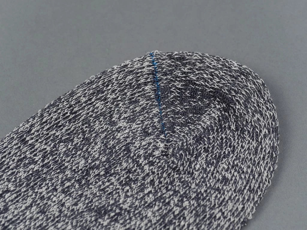 ROTOTO Double Face Crew Socks "Silk & Cotton" Mint/Grey 7 ROTOTO Double Face Crew Socks "Silk & Cotton" Mint/Grey