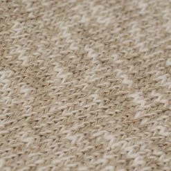 ROTOTO Low Gauge Slub Crew Socks Beige