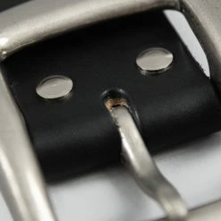 Samurai Jeans W001 Heavy Weight Curved Belt Black