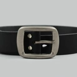 Samurai Jeans W001 Heavy Weight Curved Belt Black