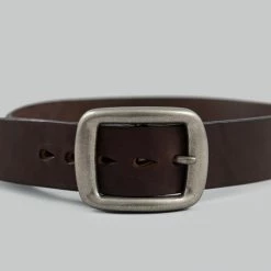 Samurai Jeans W001 Heavy Weight Curved Belt Brown