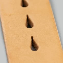 Samurai Jeans W001 Heavy Weight Curved Belt Natural NEW ARRIVALS