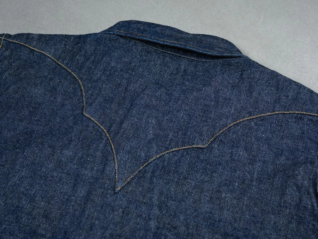 Samurai Jeans 10oz "Hisho SWD-L02-OVS" Selvedge Western Denim Shirt 13 Samurai Jeans 10oz "Hisho SWD-L02-OVS" Selvedge Western Denim Shirt