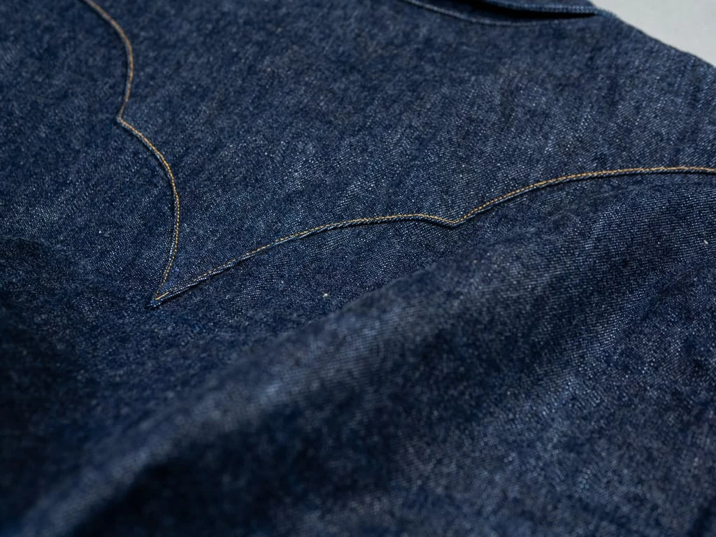 Samurai Jeans 10oz "Hisho SWD-L02-OVS" Selvedge Western Denim Shirt 18 Samurai Jeans 10oz "Hisho SWD-L02-OVS" Selvedge Western Denim Shirt