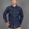 Samurai Jeans 10oz "Hisho SWD-L02-OVS" Selvedge Western Denim Shirt 2 Samurai Jeans 10oz "Hisho SWD-L02-OVS" Selvedge Western Denim Shirt