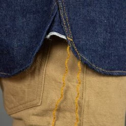Samurai Jeans 10oz "Hisho SWD-L02-OVS" Selvedge Western Denim Shirt 37 Samurai Jeans 10oz